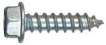 Unslotted Indented Hex Washer Head Steel Zinc Plated Type AB Sheet Metal Screws